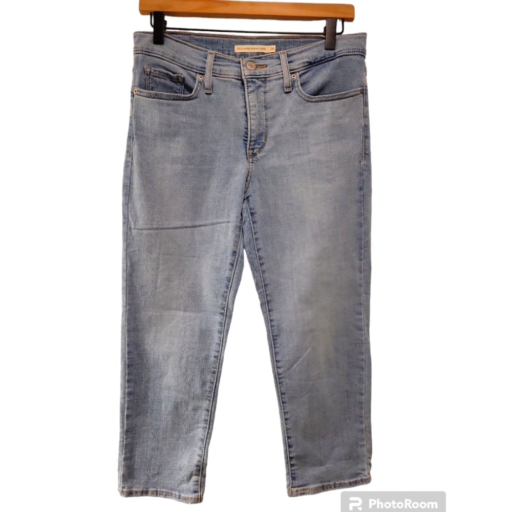 Levi's, Denim, 311 Shaping Skinny Capri, Light Denim, Stretch, Women's sz 28, L-